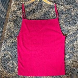 Anthropologie Cherry Red Camisole Top